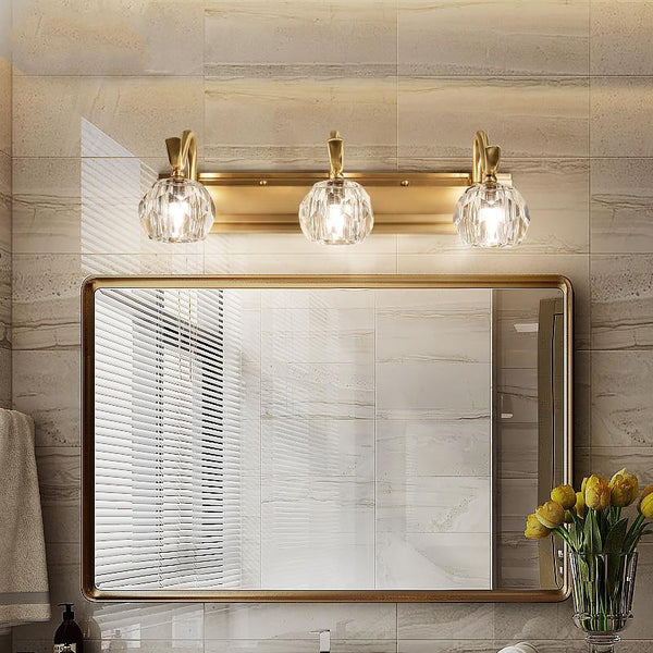 Triple Crystal Bathroom Light | Jade Connor Design Store